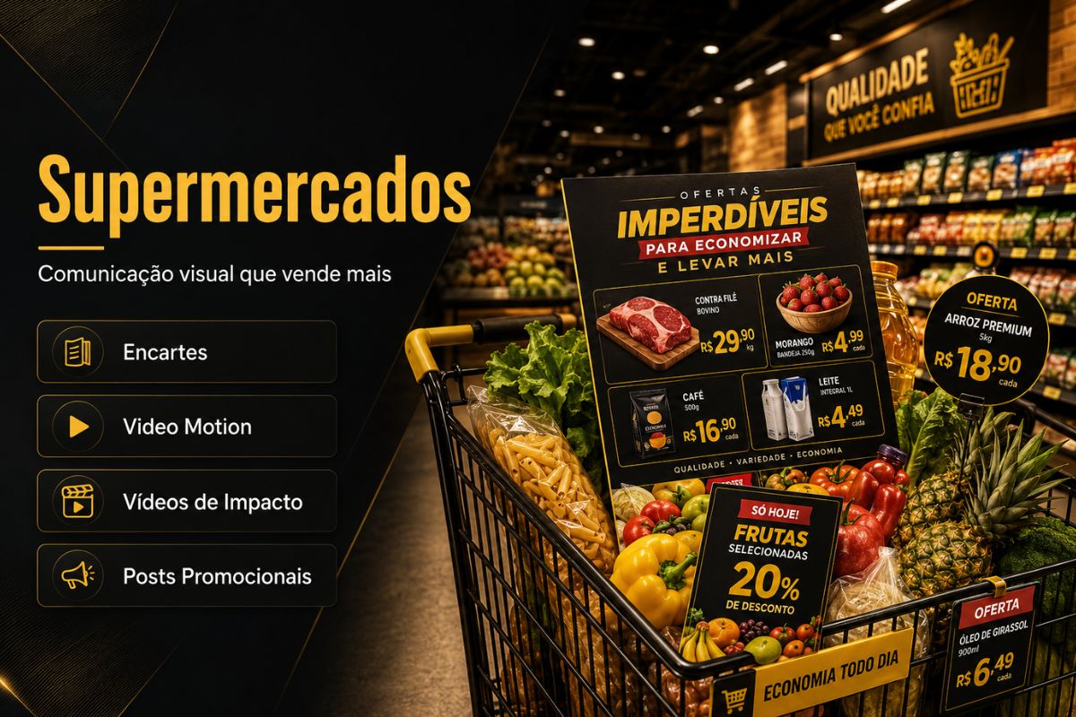 Campanhas de ofertas para supermercado